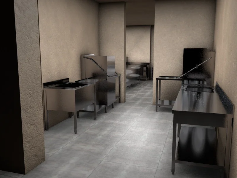 render-progetto-cucina-per-ristorante-aziendale